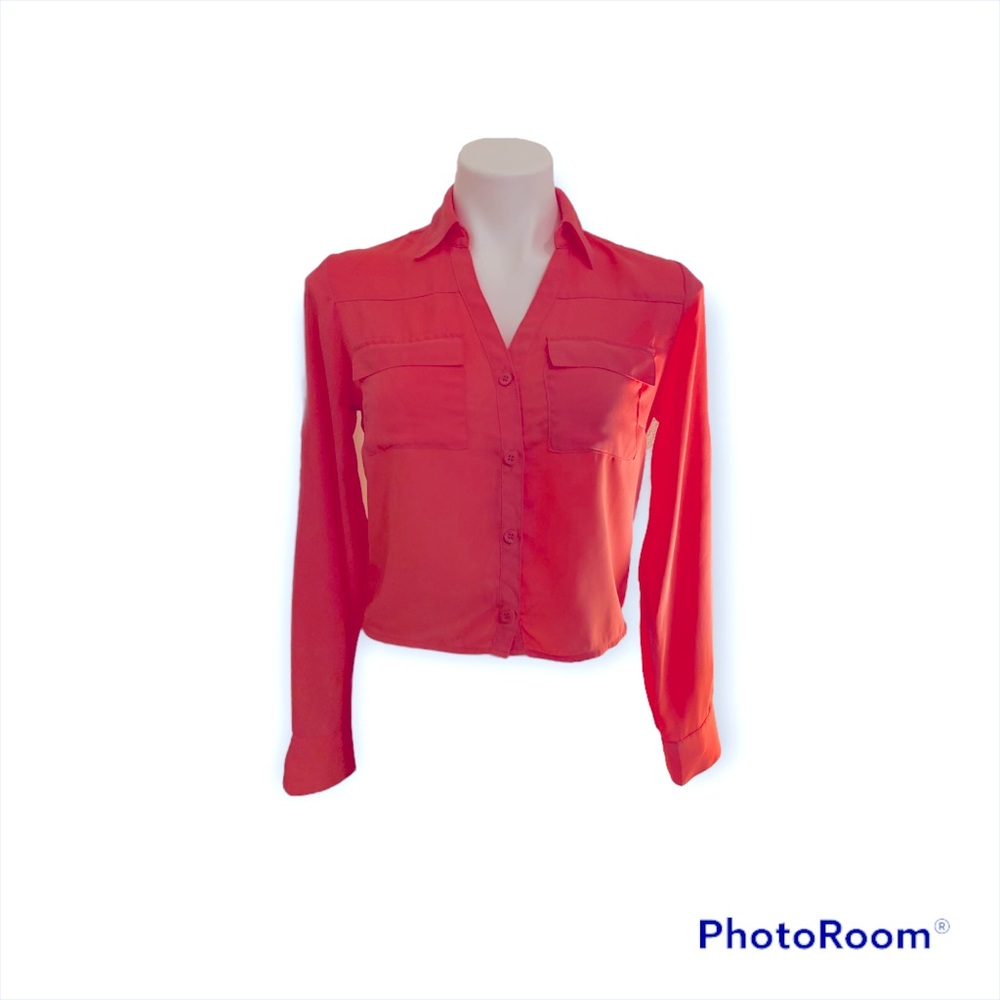 Silky dressy crop top